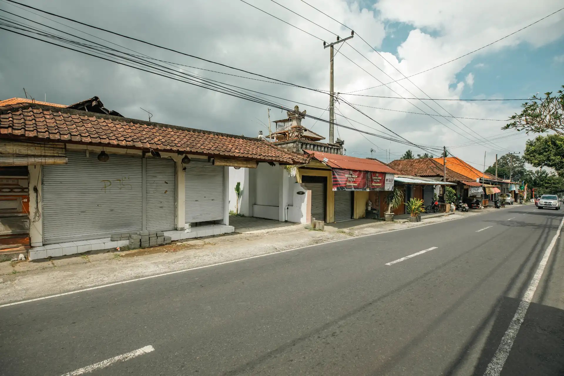 Parking area at Bos Villas Bali